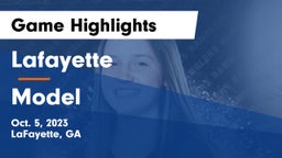 Lafayette  vs Model Game Highlights - Oct. 5, 2023