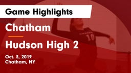 Chatham  vs Hudson High 2 Game Highlights - Oct. 3, 2019