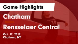Chatham  vs Rensselaer Central  Game Highlights - Oct. 17, 2019