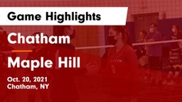 Chatham  vs Maple Hill Game Highlights - Oct. 20, 2021