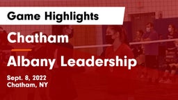 Chatham  vs Albany  Leadership Game Highlights - Sept. 8, 2022