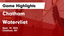 Chatham  vs Watervliet  Game Highlights - Sept. 19, 2022