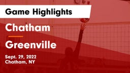 Chatham  vs Greenville Game Highlights - Sept. 29, 2022