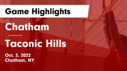 Chatham  vs Taconic Hills Game Highlights - Oct. 3, 2022