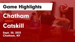 Chatham  vs Catskill   Game Highlights - Sept. 30, 2023