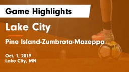 Lake City  vs Pine Island-Zumbrota-Mazeppa Game Highlights - Oct. 1, 2019