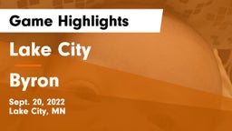 Lake City  vs Byron  Game Highlights - Sept. 20, 2022
