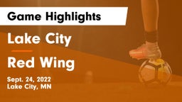 Lake City  vs Red Wing  Game Highlights - Sept. 24, 2022