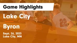 Lake City  vs Byron  Game Highlights - Sept. 26, 2023