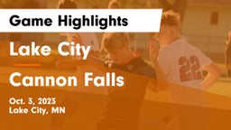 Lake City  vs Cannon Falls  Game Highlights - Oct. 3, 2023