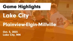 Lake City  vs Plainview-Elgin-Millville Game Highlights - Oct. 5, 2023