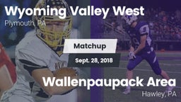 Matchup: Wyoming Valley West vs. Wallenpaupack Area  2018