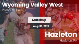 Matchup: Wyoming Valley West vs. Hazleton  2019