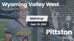 Matchup: Wyoming Valley West vs. Pittston  2020