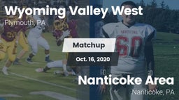 Matchup: Wyoming Valley West vs. Nanticoke Area  2020