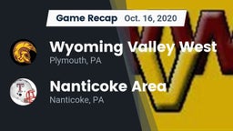 Recap: Wyoming Valley West  vs. Nanticoke Area  2020