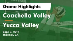 Coachella Valley  vs Yucca Valley  Game Highlights - Sept. 3, 2019