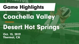 Coachella Valley  vs Desert Hot Springs  Game Highlights - Oct. 15, 2019