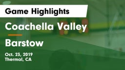 Coachella Valley  vs Barstow  Game Highlights - Oct. 23, 2019