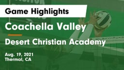 Coachella Valley  vs Desert Christian Academy Game Highlights - Aug. 19, 2021