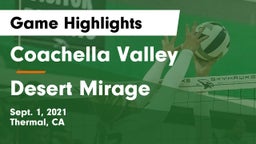 Coachella Valley  vs Desert Mirage  Game Highlights - Sept. 1, 2021