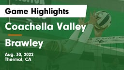 Coachella Valley  vs Brawley Game Highlights - Aug. 30, 2022