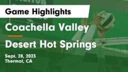 Coachella Valley  vs Desert Hot Springs Game Highlights - Sept. 28, 2023