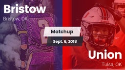 Matchup: Bristow  vs. Union  2018