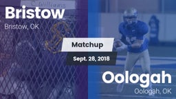 Matchup: Bristow  vs. Oologah  2018