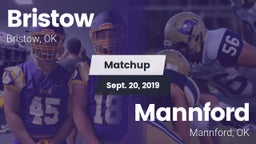 Matchup: Bristow  vs. Mannford  2019