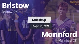 Matchup: Bristow  vs. Mannford  2020
