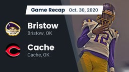 Recap: Bristow  vs. Cache  2020