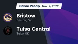 Recap: Bristow  vs. Tulsa Central  2022