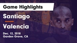 Santiago  vs Valencia  Game Highlights - Dec. 12, 2018