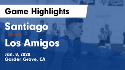 Santiago  vs Los Amigos  Game Highlights - Jan. 8, 2020