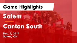Salem  vs Canton South  Game Highlights - Dec. 2, 2017