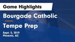 Bourgade Catholic  vs Tempe Prep Game Highlights - Sept. 5, 2019