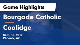 Bourgade Catholic  vs Coolidge Game Highlights - Sept. 10, 2019