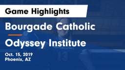 Bourgade Catholic  vs Odyssey Institute Game Highlights - Oct. 15, 2019