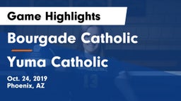 Bourgade Catholic  vs Yuma Catholic  Game Highlights - Oct. 24, 2019