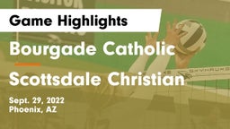 Bourgade Catholic  vs Scottsdale Christian Game Highlights - Sept. 29, 2022