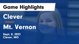 Clever  vs Mt. Vernon  Game Highlights - Sept. 8, 2022