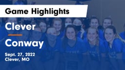 Clever  vs Conway  Game Highlights - Sept. 27, 2022