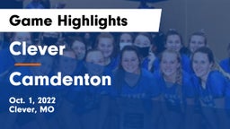 Clever  vs Camdenton  Game Highlights - Oct. 1, 2022