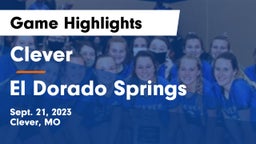Clever  vs El Dorado Springs  Game Highlights - Sept. 21, 2023