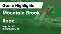 Mountain Brook  vs Boaz Game Highlights - Aug. 28, 2021