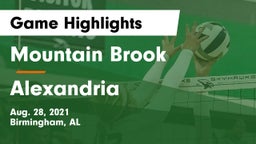 Mountain Brook  vs Alexandria Game Highlights - Aug. 28, 2021