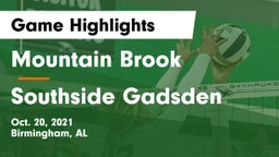 Mountain Brook  vs Southside Gadsden Game Highlights - Oct. 20, 2021
