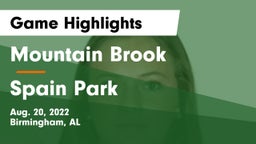 Mountain Brook  vs Spain Park Game Highlights - Aug. 20, 2022