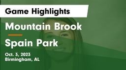 Mountain Brook  vs Spain Park  Game Highlights - Oct. 3, 2023